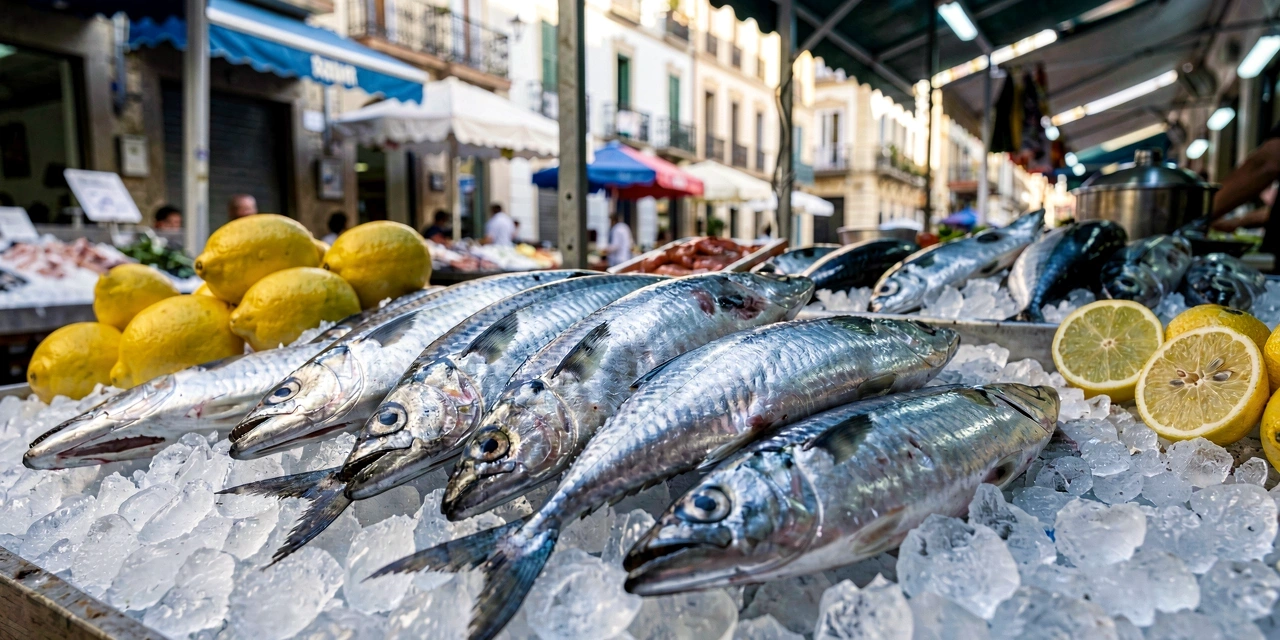 Pescado azul fresco
