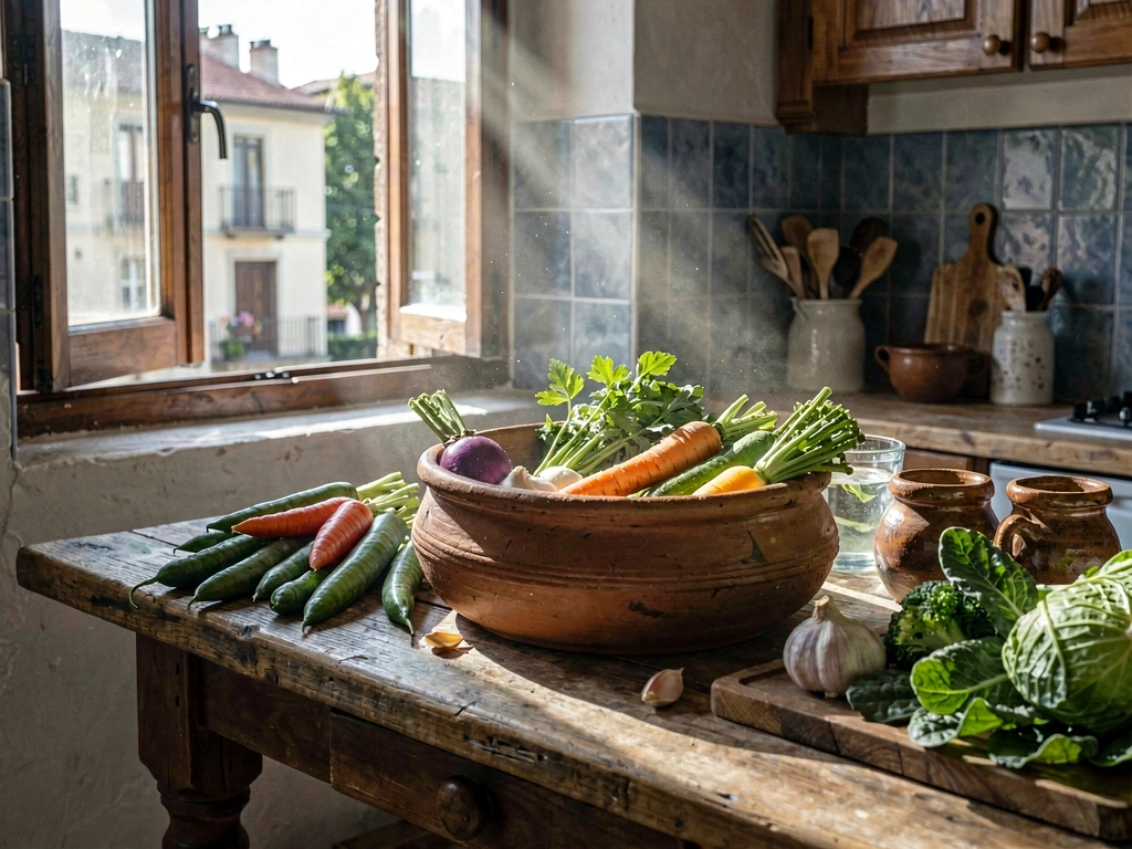Preparación tradicional de legumbres
